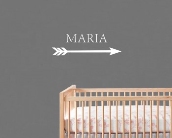 Arrow Customized Name Vinyl Decals Baby Nursery Arrow Name Sticker